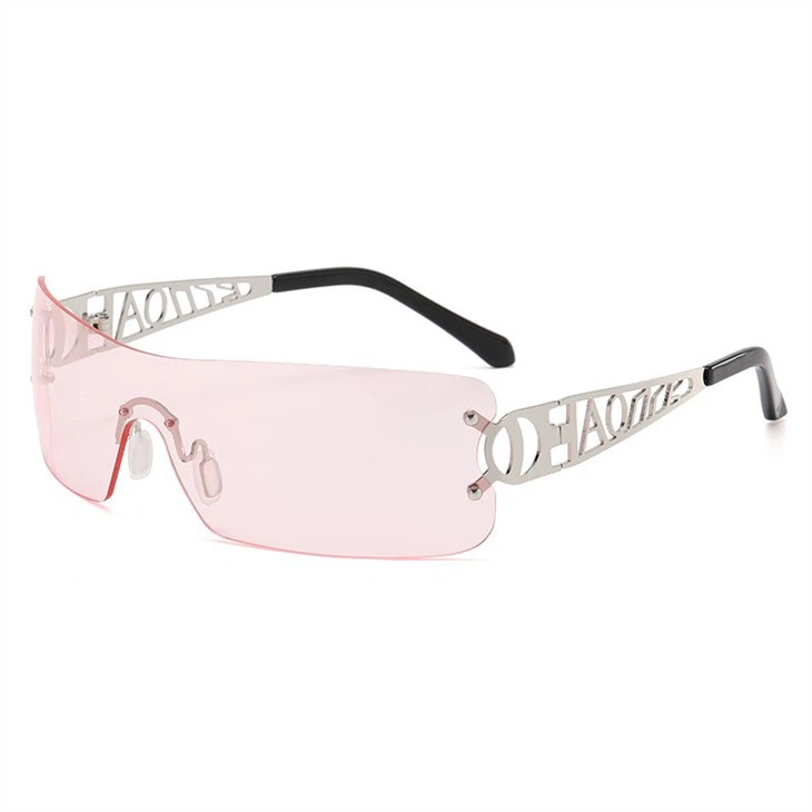 Rimless Shield Sunglasses