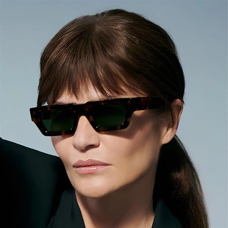 Rectangle Acetate Sunglasses